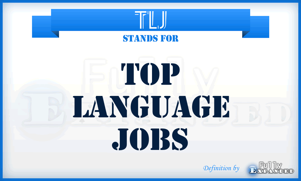 TLJ - Top Language Jobs