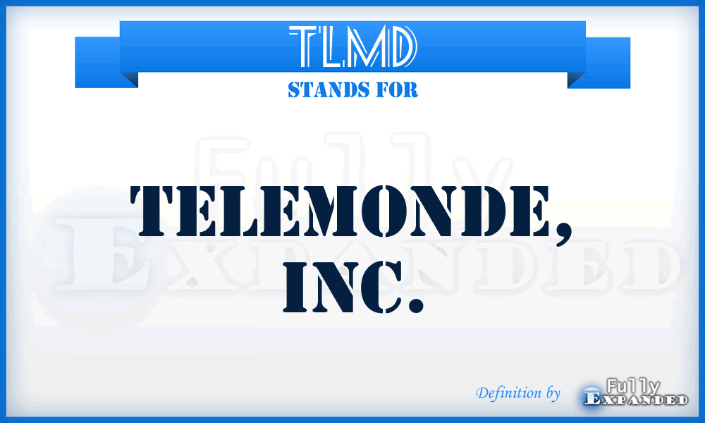 TLMD - Telemonde, Inc.