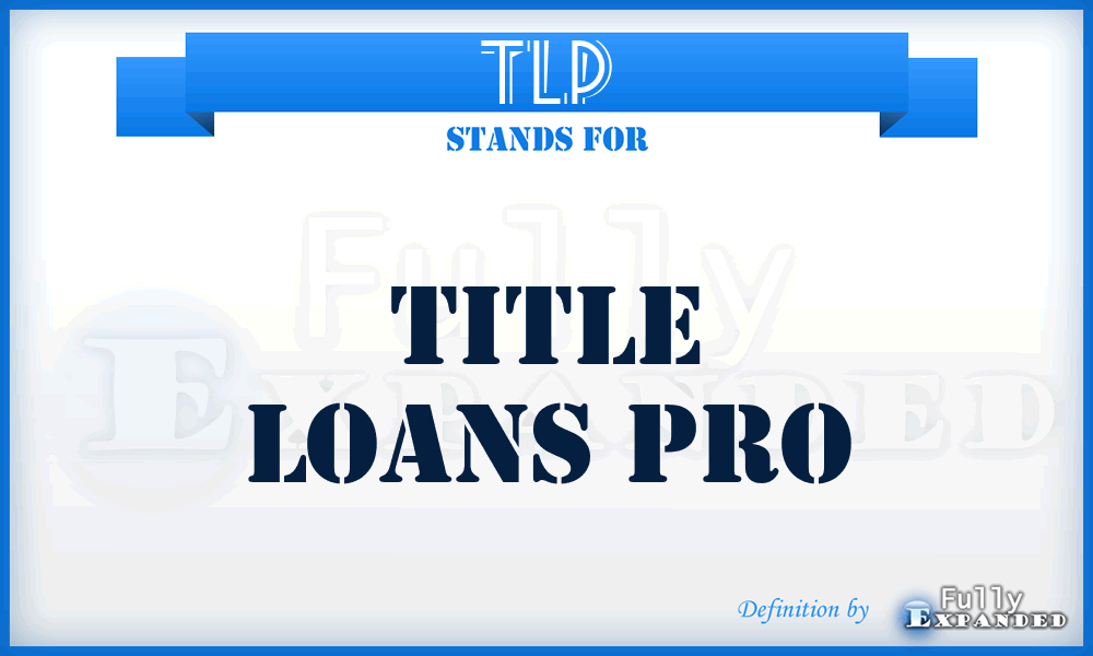 TLP - Title Loans Pro