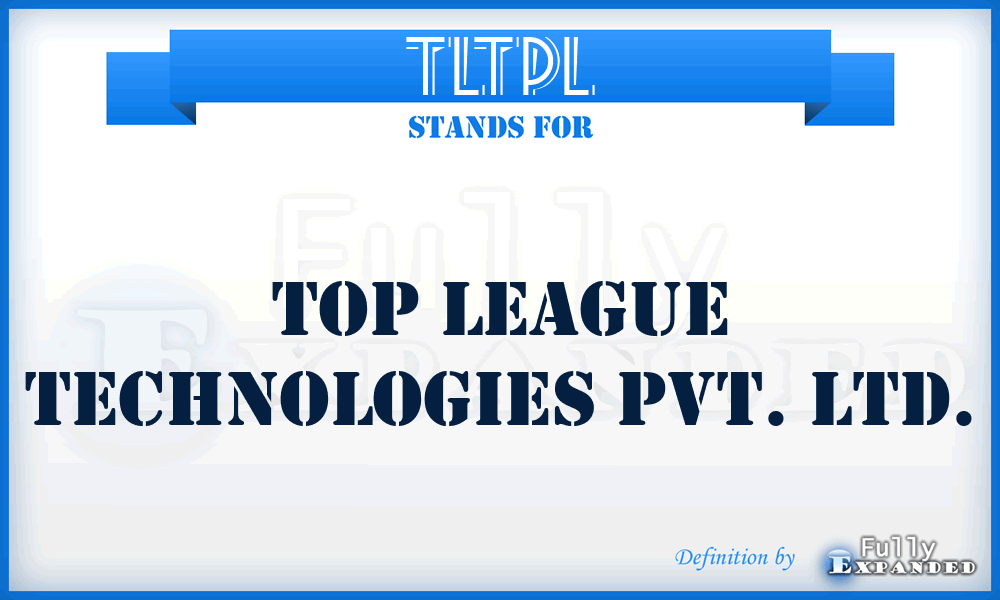 TLTPL - Top League Technologies Pvt. Ltd.