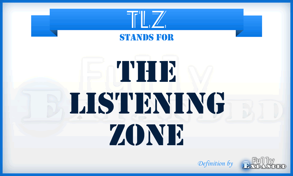 TLZ - The listening zone