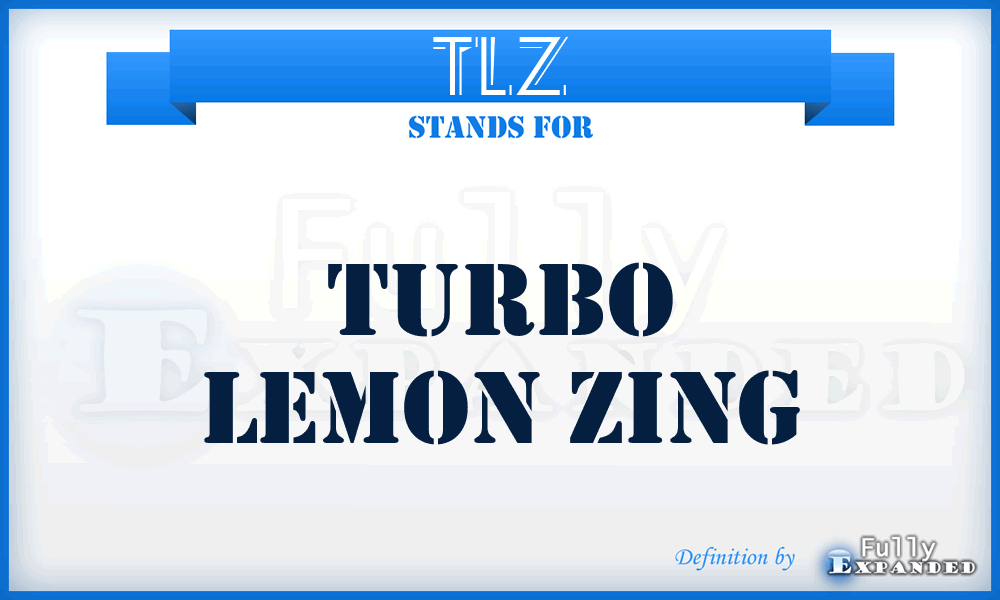 TLZ - Turbo Lemon Zing