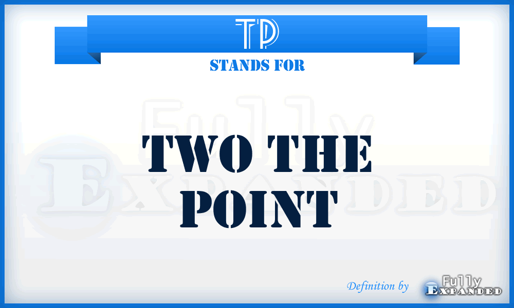 TP - Two the Point