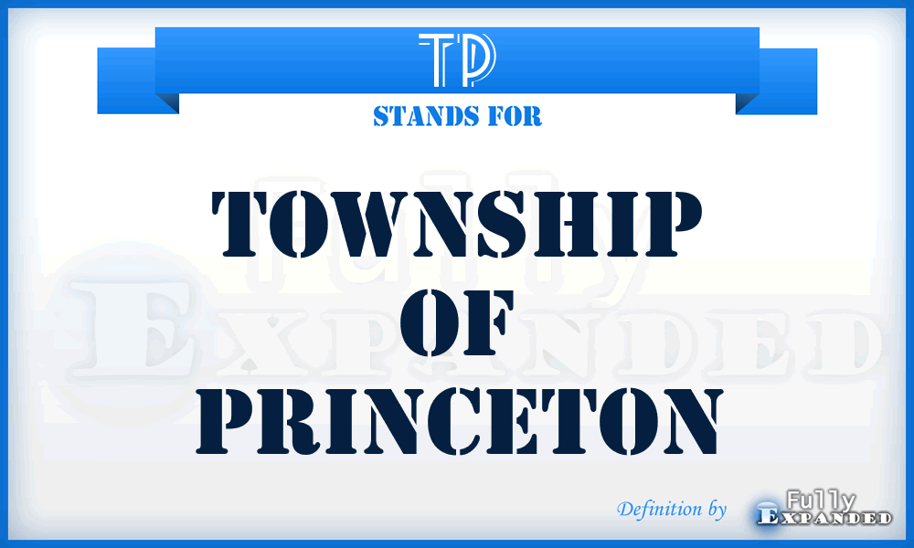 TP - Township of Princeton