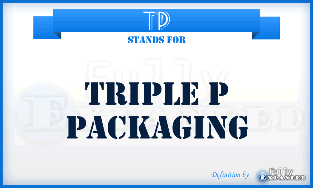 TP - Triple p Packaging