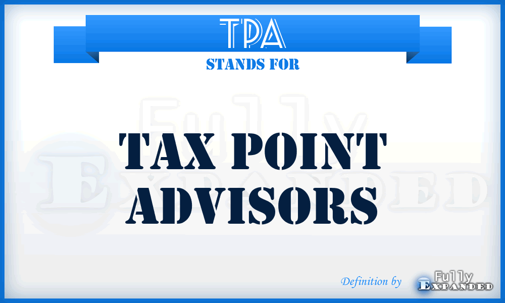 TPA - Tax Point Advisors