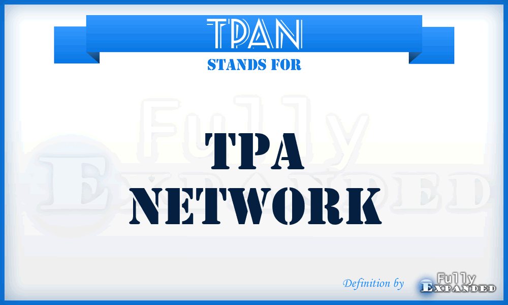 TPAN - TPA Network