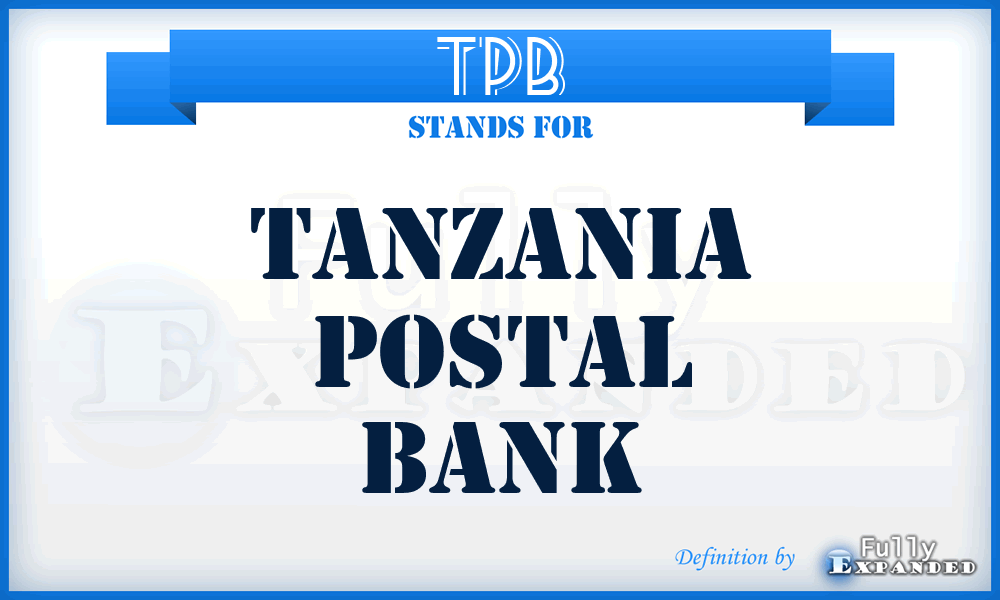 TPB - Tanzania Postal Bank