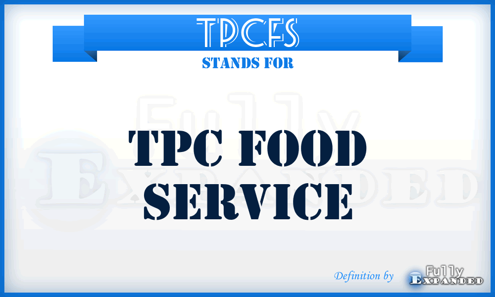 TPCFS - TPC Food Service