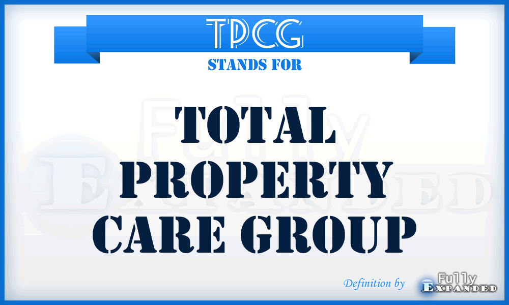TPCG - Total Property Care Group