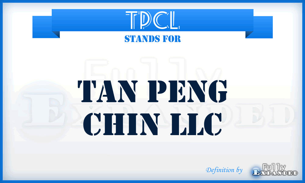 TPCL - Tan Peng Chin LLC