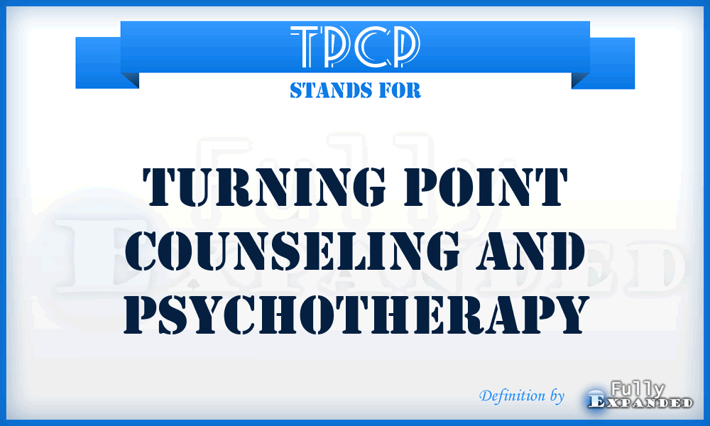 TPCP - Turning Point Counseling and Psychotherapy