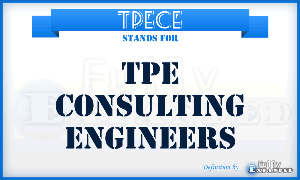 TPECE - TPE Consulting Engineers
