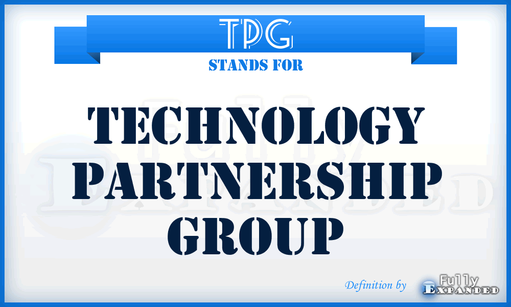TPG - Technology Partnership Group