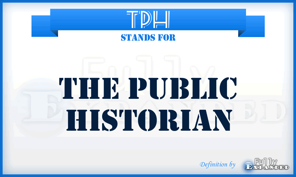 TPH - The Public Historian