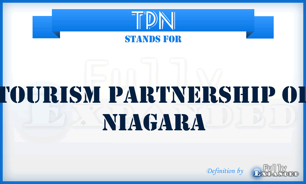 TPN - Tourism Partnership of Niagara
