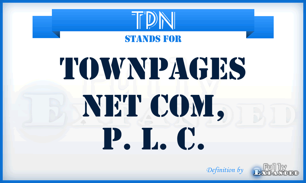 TPN - TownPages Net Com, P. L. C.