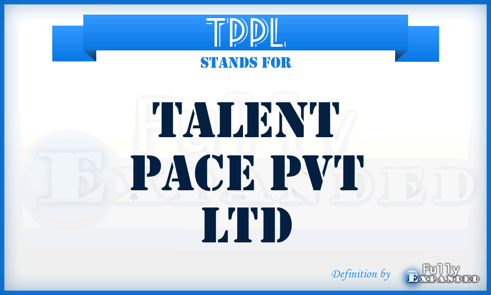 TPPL - Talent Pace Pvt Ltd