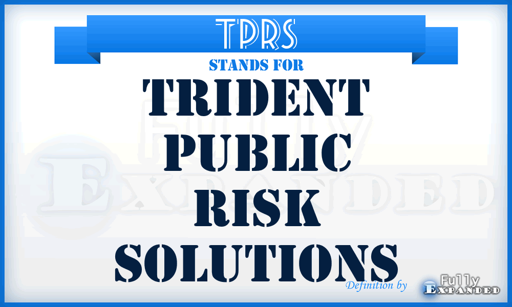 TPRS - Trident Public Risk Solutions