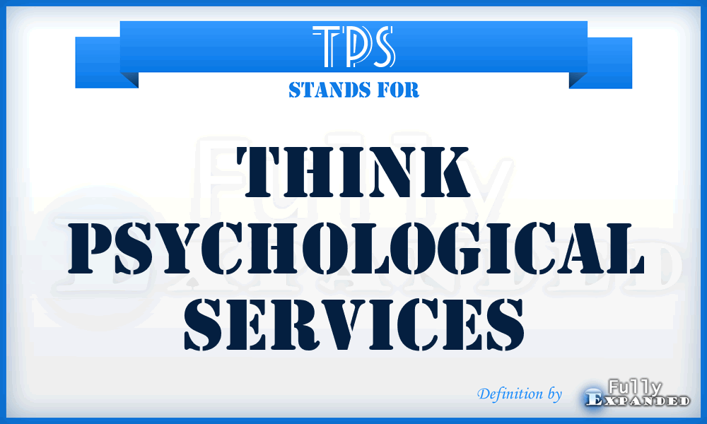 TPS - Think Psychological Services