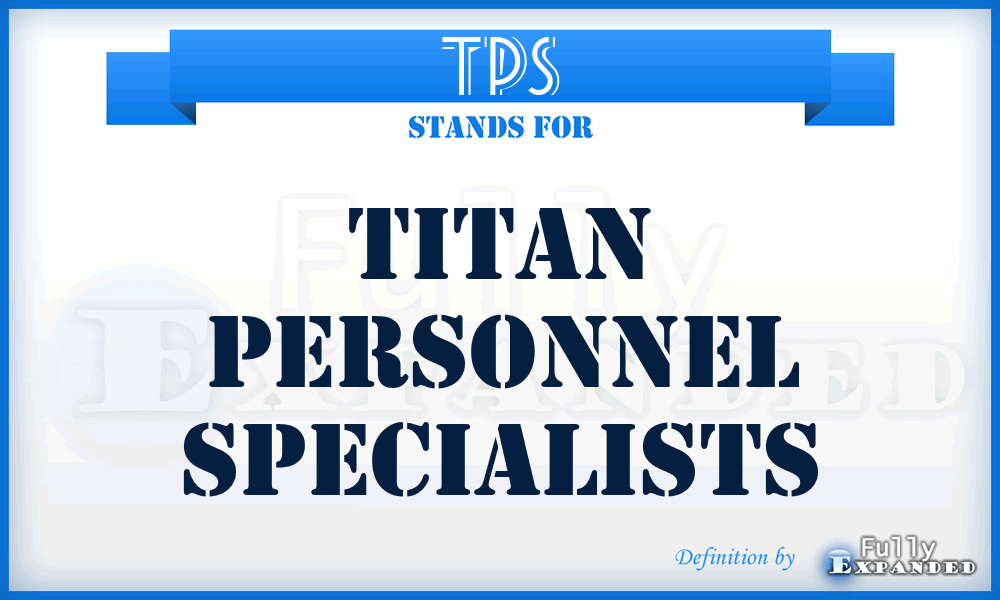 TPS - Titan Personnel Specialists