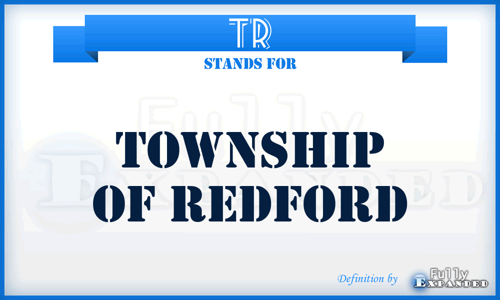 TR - Township of Redford