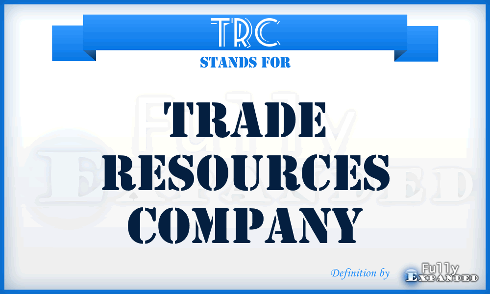 TRC - Trade Resources Company