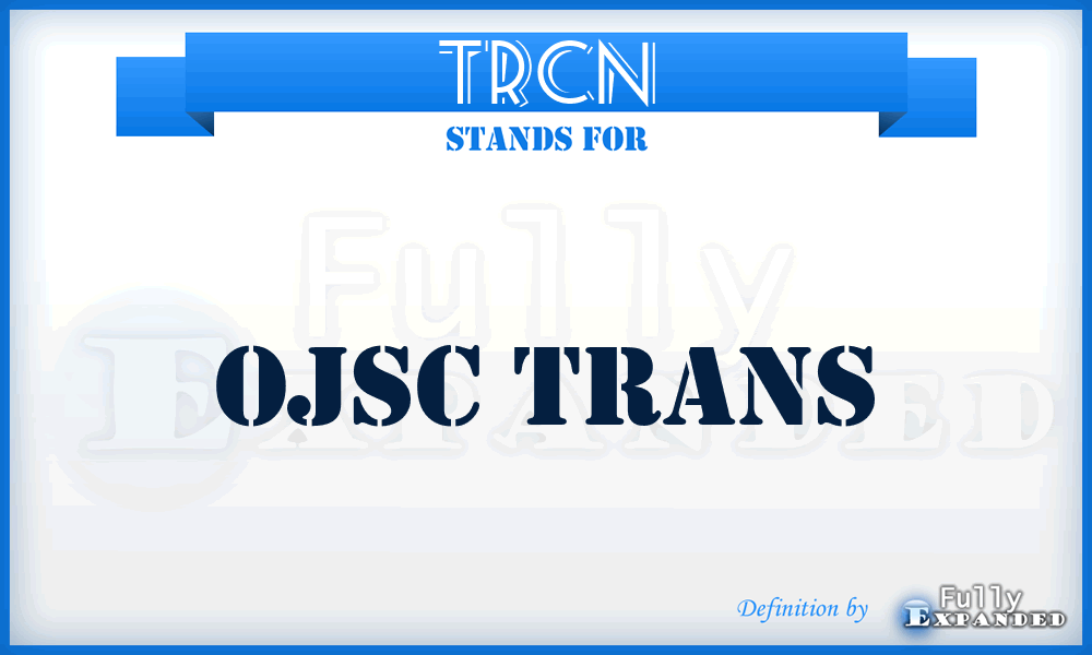 TRCN - Ojsc Trans