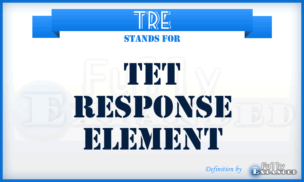 TRE - Tet Response Element