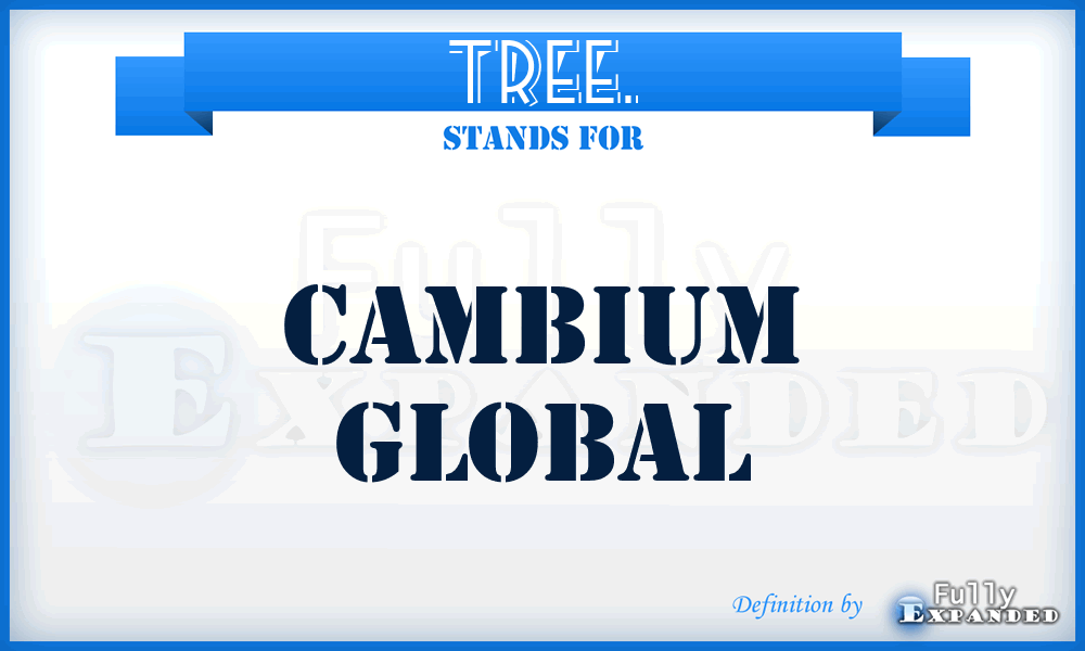 TREE. - Cambium Global