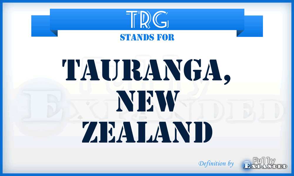 TRG - Tauranga, New Zealand