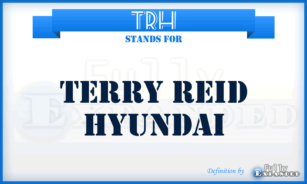 TRH - Terry Reid Hyundai