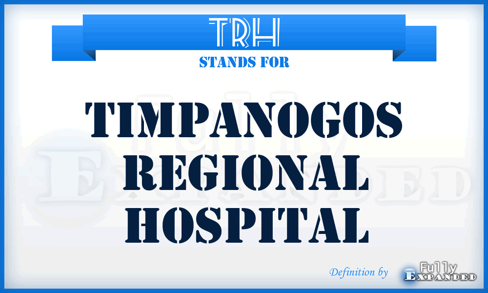 TRH - Timpanogos Regional Hospital