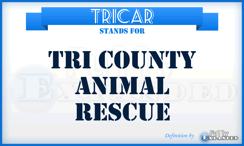 TRICAR - TRI County Animal Rescue
