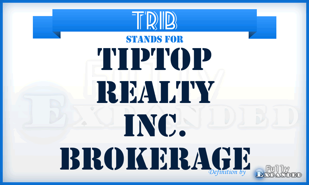 TRIB - Tiptop Realty Inc. Brokerage