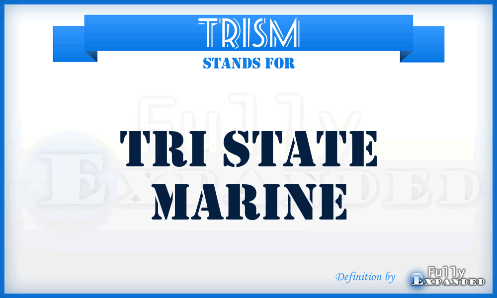 TRISM - TRI State Marine