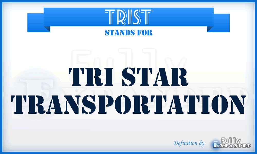 TRIST - TRI Star Transportation