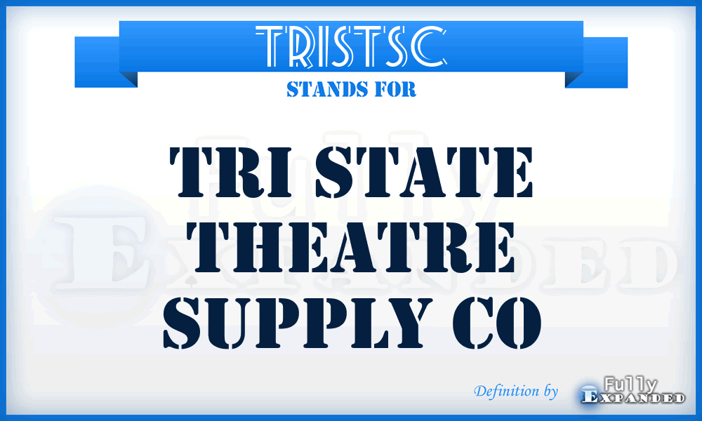 TRISTSC - TRI State Theatre Supply Co