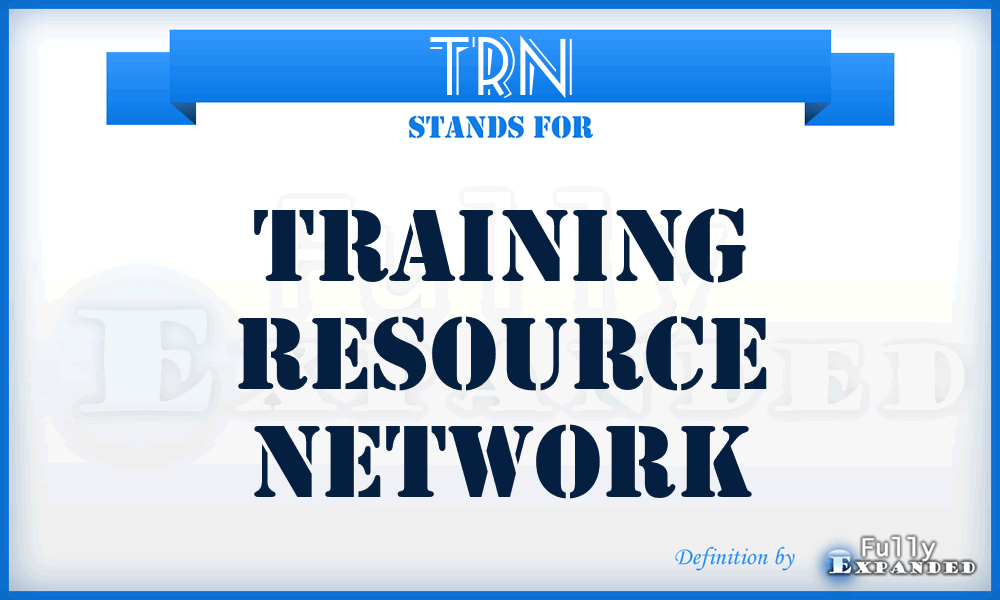 TRN - Training Resource Network