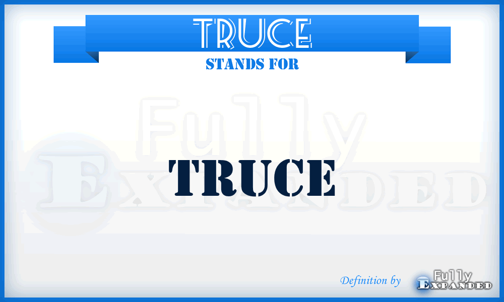 TRUCE - TRUCE