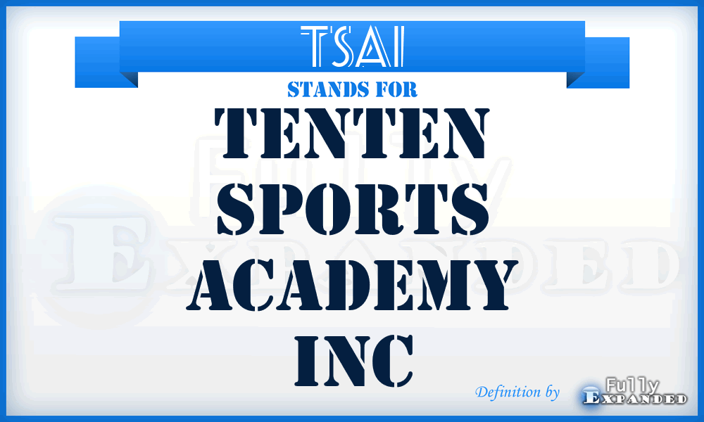 TSAI - Tenten Sports Academy Inc