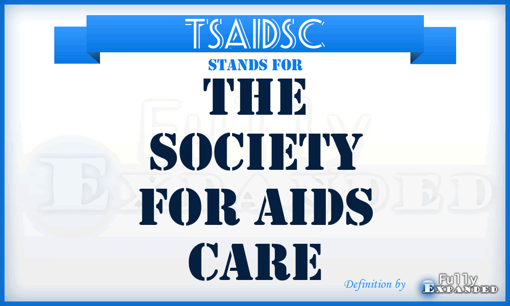TSAIDSC - The Society for AIDS Care