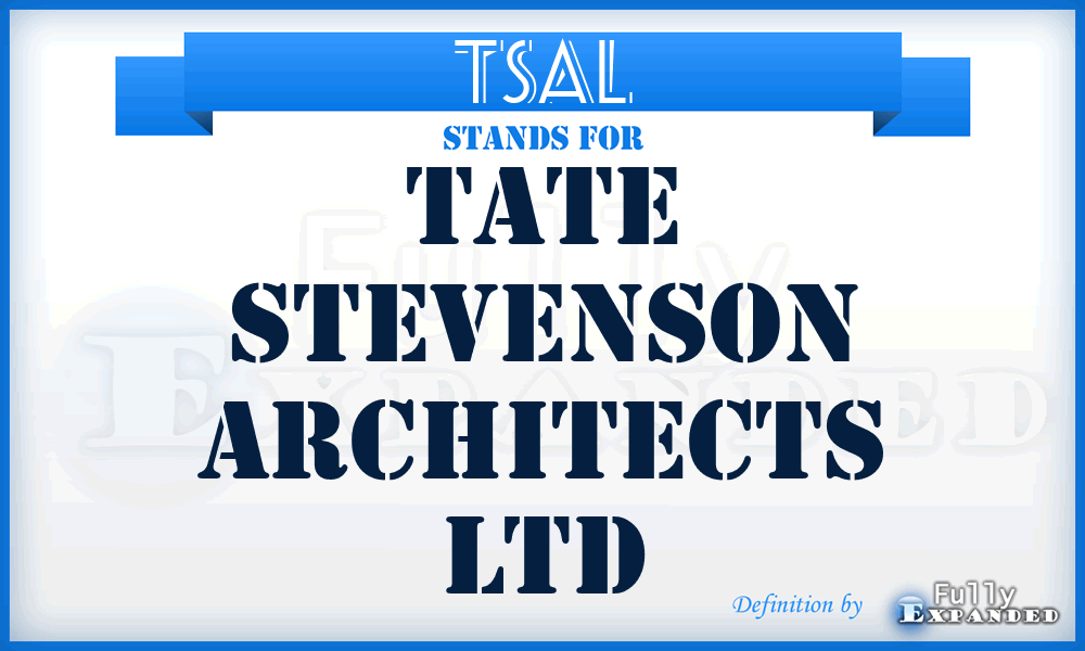 TSAL - Tate Stevenson Architects Ltd
