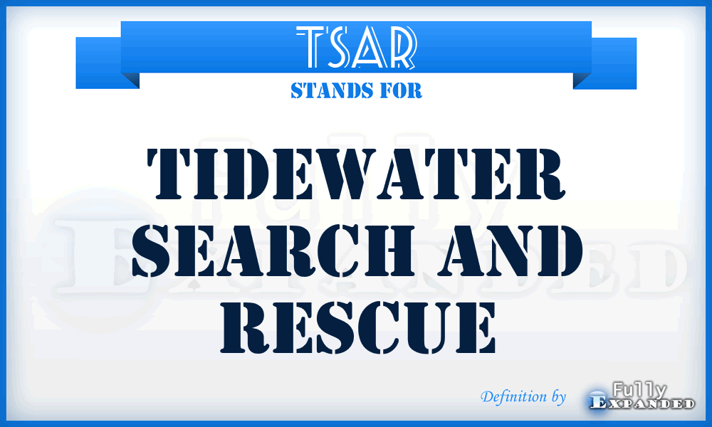 TSAR - Tidewater Search and Rescue