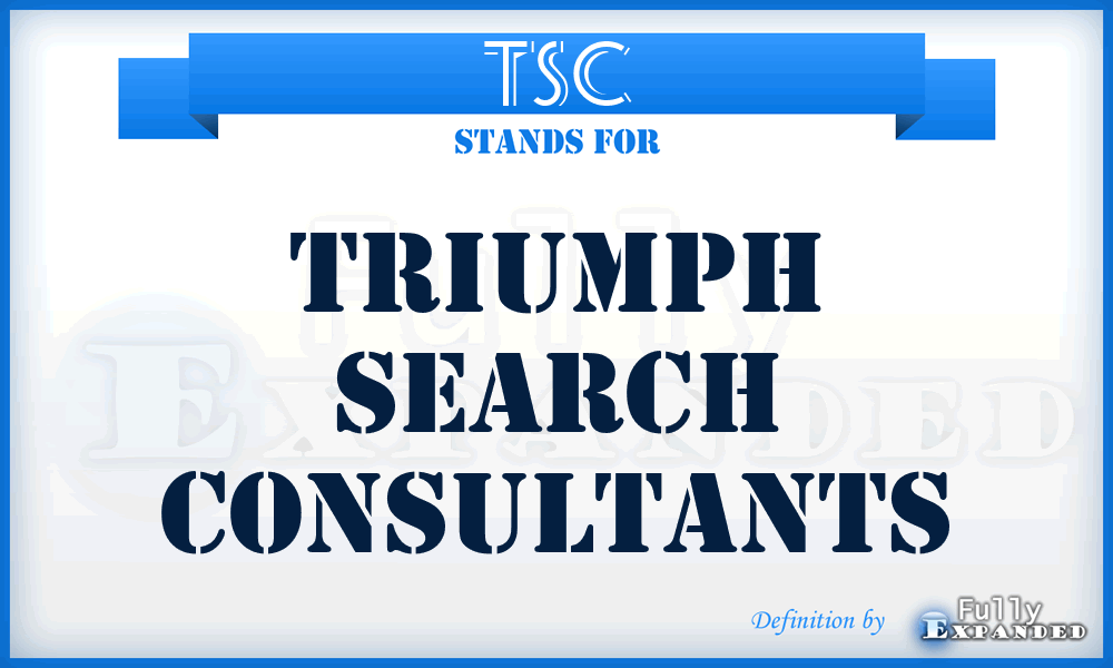 TSC - Triumph Search Consultants