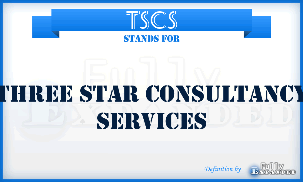 TSCS - Three Star Consultancy Services