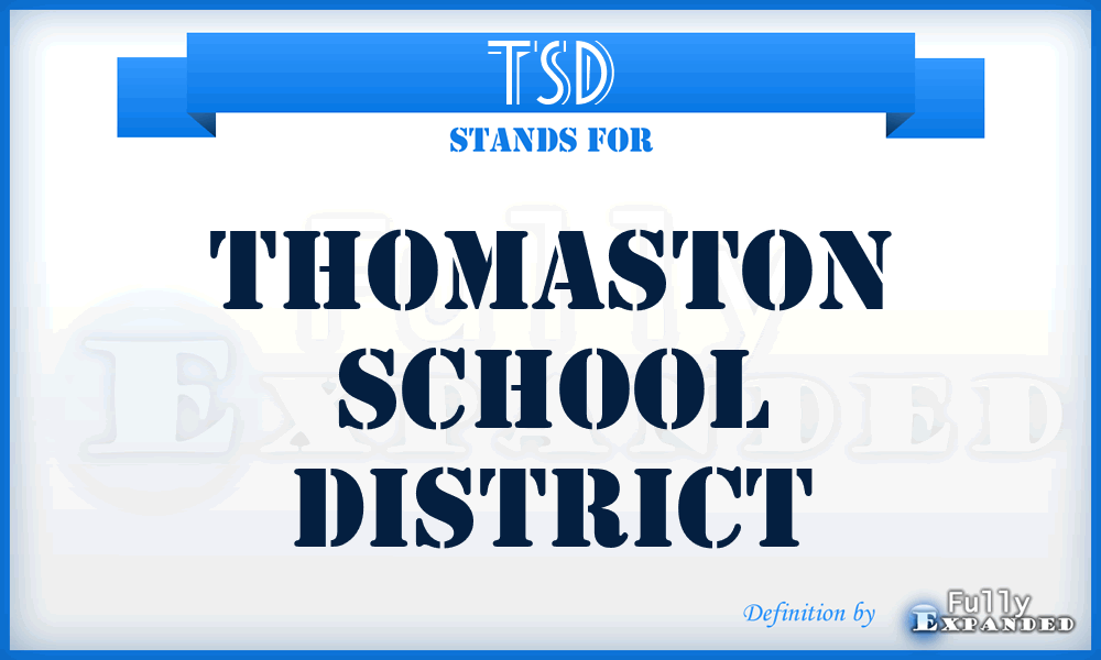 TSD - Thomaston School District