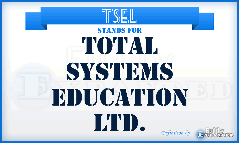 TSEL - Total Systems Education Ltd.