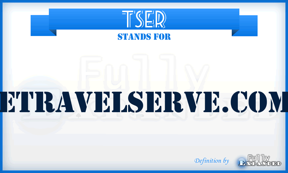 TSER - ETravelServe.Com