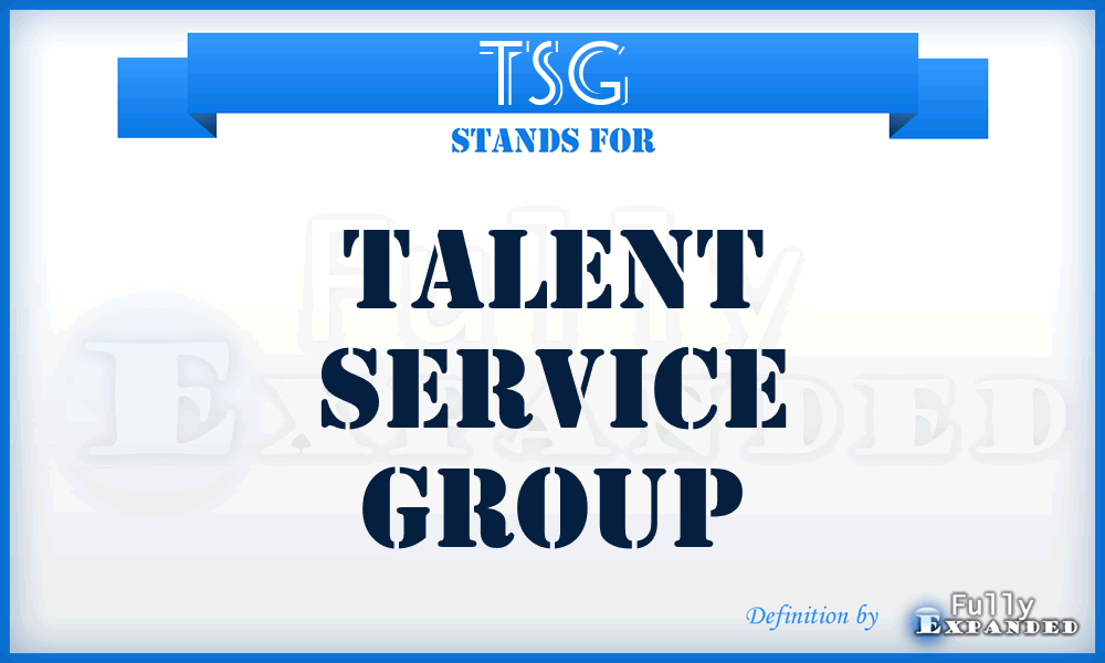 TSG - Talent Service Group